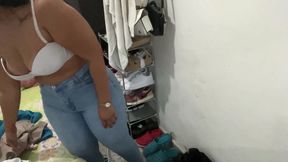 Maid caught measuring my stepmother's jeans