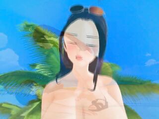 (CG Anime)(One Piece) Sex with Nico Robin