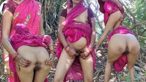 Desi Village Old Girlfriend Bhabhi Fucked in the Forest, Having a Chance at Her Parents' House, Fucked by Lover, Lifting the Sar