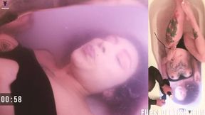 Sexy Brunette Gets Wet Looking, Intense Apnea Action Underwater