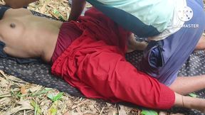 Young college couples fucking in forest