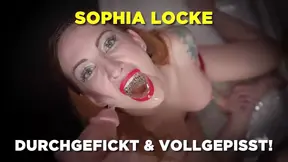 Busty MILF Sofia loves big cocks and pissing