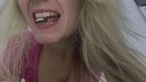 Eating a Chocolate Bar – Pretending It’s Your Throbbing Cock