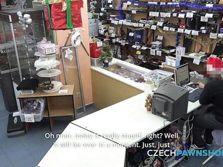 The breasty blond comes back for a very intimate deal (CzechPawnShop)