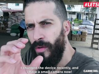 LETSDOEIT - Small Bulky Colombian Angel Is Picked Up To Get Drilled