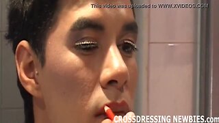 Kinky Latin Crossdresser: Amazing Blowjob, Panty-Play, & Anal!