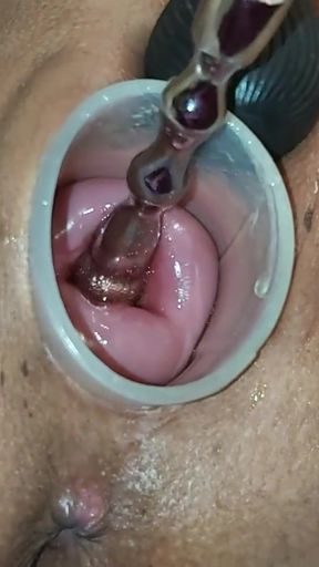 Must-see moment from &quot;Inserting my new toy deep in my Cervix for you - Maya Simons&quot;