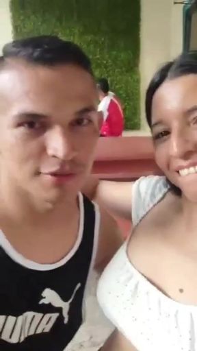 Daniela Duran working from home naked on office call performing onlyfans naked show