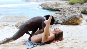 BLACKED Hotwife Jade Takes Huge BBC While Hubby Listens