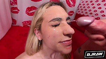 BJRAW Painting Lexi Grey with cum