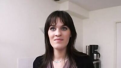 French wife in her first threesome