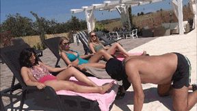 GABRIELLA, MARIANNA & SOPHIE - Holidays in the villa - Foot worship