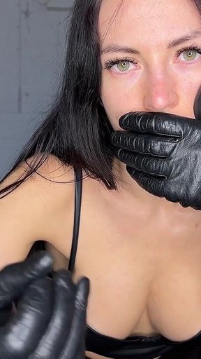 Slave Training and Humiliation by Leather Goddess 4K