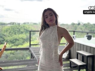 Marvelous Colombian teen VS Large schlong! Nath Gomez7