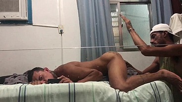 Chupando meu cu
