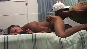 Chupando meu cu