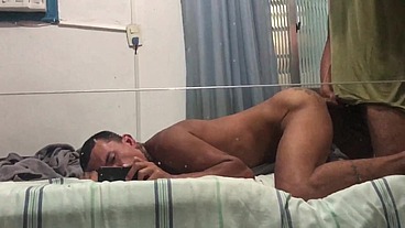 Chupando meu cu