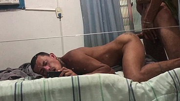 Chupando meu cu