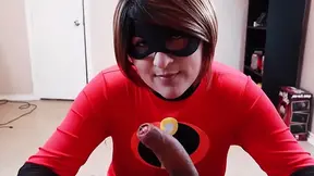 Elastigirl's seductive persuasion leads to a hot encounter