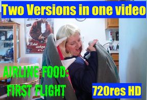 Airline Food: The First Flight - pantyhose heels feet & headfirst 720res HD