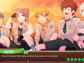 Game: Camp Friends Episode 3 - Hiking in the forest (Russian voice)