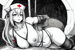 Manga BDSM video slides consisting of 130 images