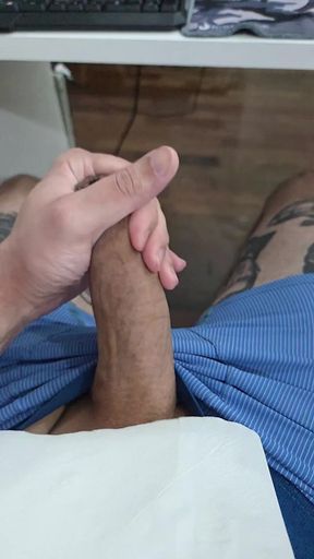 Cum on Toilet Paper