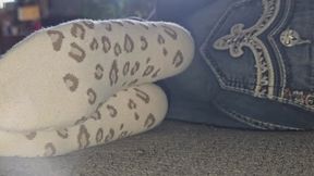 Chrissy candid socks