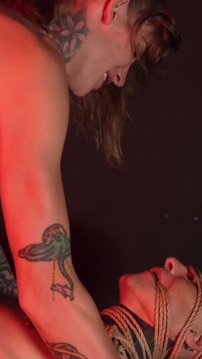 Roped BDSM Bondage Passionate Sex Big Dick Daddy Hoss Kado Fucking FemDom Trans Girl Beauty Gray Perrier Multiple&hellip;   Clip 2