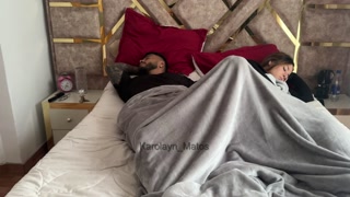 Creamy creampie in the morning with my friend after last night's party.😱🥵