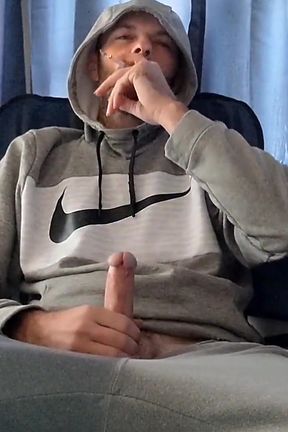 Smoking and Stroking Compilation - Smoke, Big Dick and Cum
