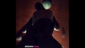 Sweaty Amateur Babe Bruninha Fitness Gets Down and Dirty in Real Homemade Fuck Fest