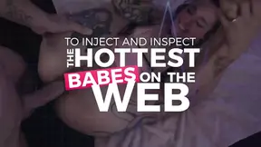 Slutty blonde gets doggystyle fucked after a BJ