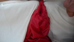 Leather jacket and bag gets fucked