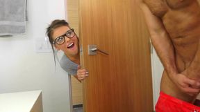 Hot student Adriana Chechik needs a break from her studies