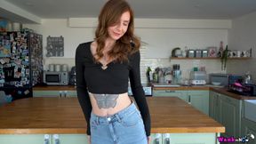 Katie Cooper Demands You Stroke Hard During Her Messy Blowjob