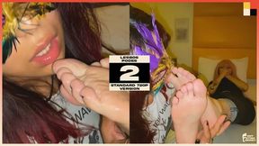 18YO Beauties In A Raw Lesbian Foot Worship Session - ASMR FOOT WORSHIP SOUNDS - LESBOS PODES VOL 2 - MAYA VS AYKO - STANDARD EDITION - 720P