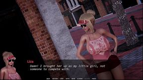 Johannesgaming - update #61 - Nympho Tamer 5 Katie had to help Liza cum - Katie had to wear the sexiest shortest in public - May 07, 2024