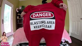 caution: blasting zone