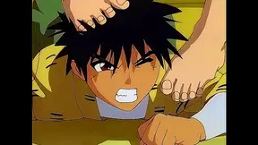 Indomitable Student Yahiko Myoujin Fights Samurai Action in Anime Rurouni Kenshin Latino