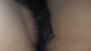 What a delicious fuck this man has given me, he gave me very tasty - my vagina very hairy and wet