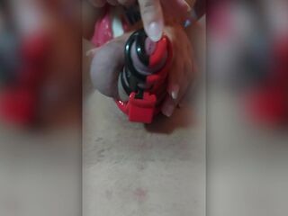 Chastity cage, weekly purge