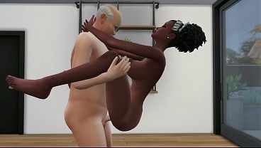 Senhor fica obcecado pela nova empregada. The Sims 4