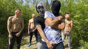 Twink Fiesta ~ Outdoor Gang-Bang with Sexy Latino Boys