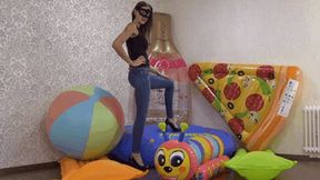 My expensive high heels crush your inflatables easily