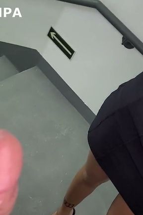 Sex on the Building's Staircase with a Beautiful Stranger.