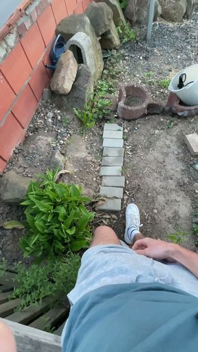 Risky! I Play on the Street with My Dick