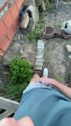 Risky! I Play on the Street with My Dick