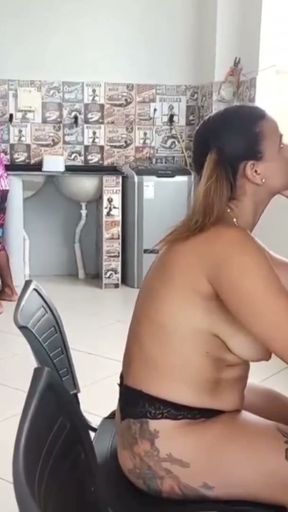 Cheating on his wife while he thought she only thinks about work   Clip 1