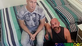 Mature Australian Pablo Spreads Wide Taking Coltons Hard Dick Deep Inside